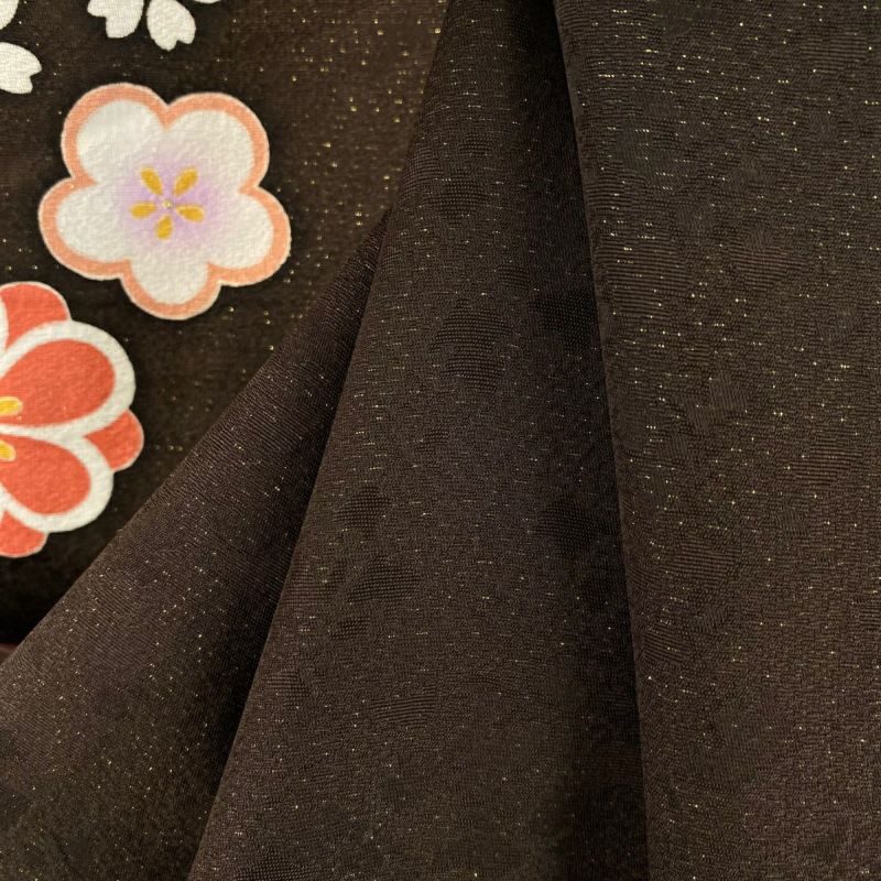 ≪美品≫正絹　振袖のみ【283】【身長155㎝〜165㎝の方用】 振袖 身丈165.5cm 裄丈67.5cm L 袷 袋帯フルセット 山鉾 桜 金銀