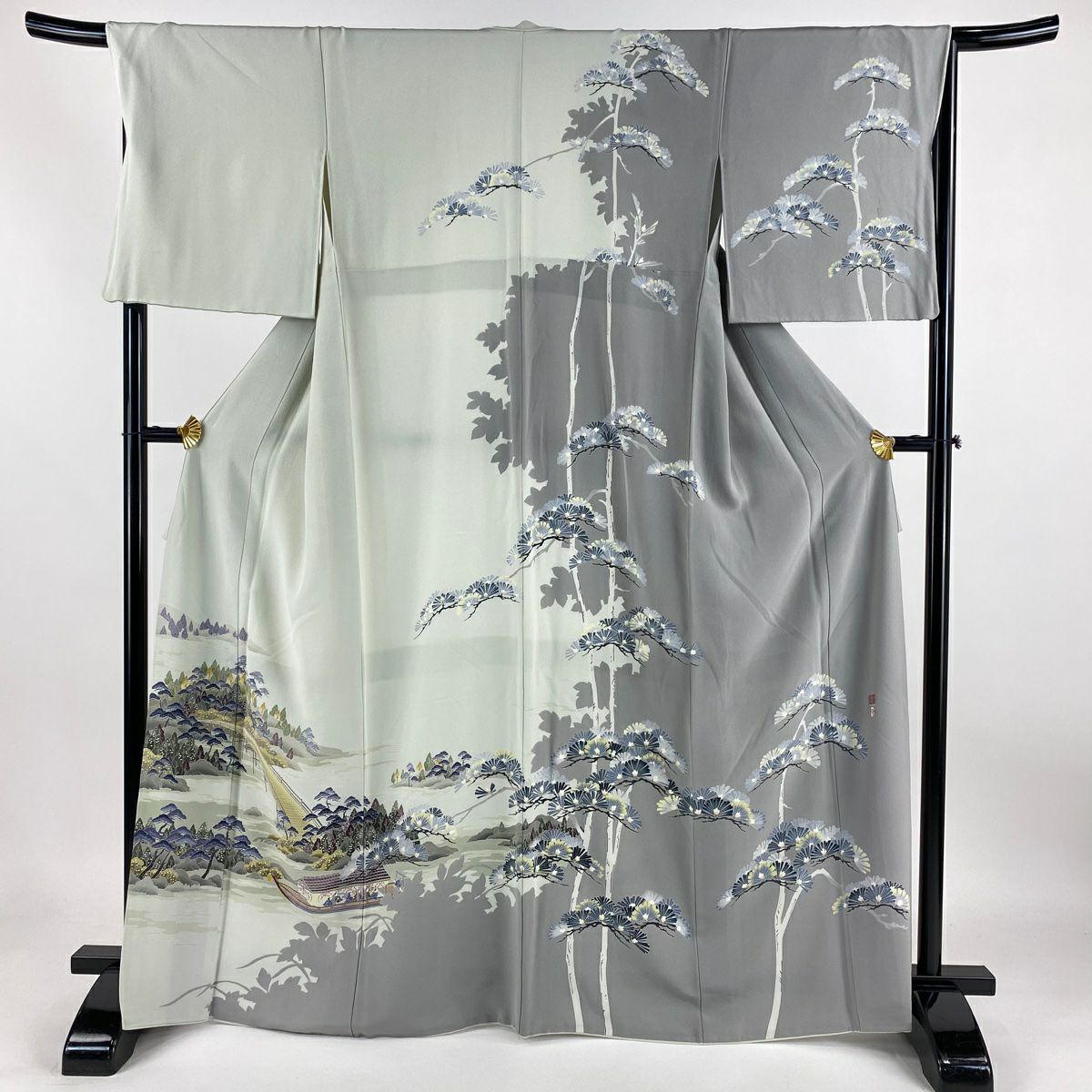 永愛 ✨大特価品❣️✨汗ばむ季節の必需品✨本麻長襦袢 新品 LLサイズ 付下げ 身丈168cm 裄丈64.5cm M 袷 TOKIO et TOKI 落款あり 鴛鴦