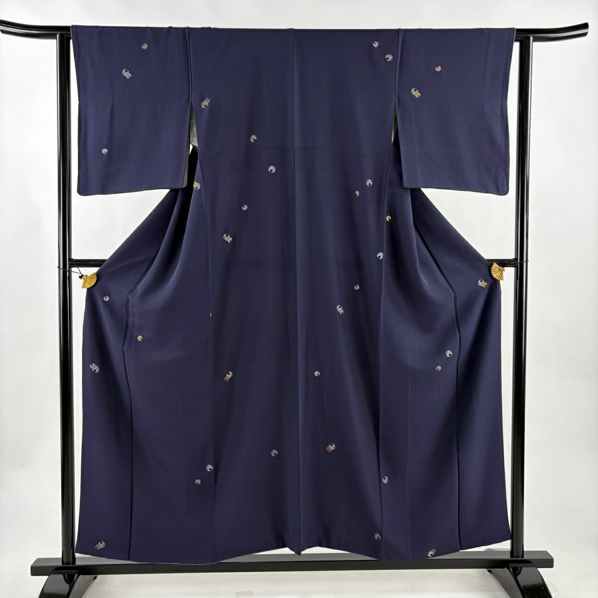 k198 江戸小紋 正絹 4点 フルセット 身丈155裄丈63 新品美品 江戸小紋 身丈164.5cm 江戸小紋 美品 秀品 154cm 61cm 正絹 裄丈