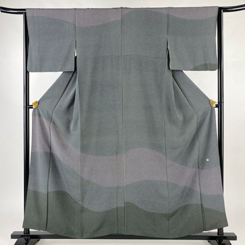 身丈157センチ落款いり訪問着　正絹袷 楽天市場】【新古品】 本場大島紬 訪問着 着物 大島紬 正絹 袷