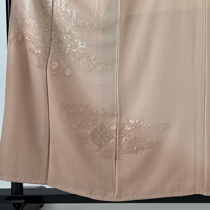 ちっち様✾m466＊新品 正絹 丹後ちりめん 梅 エ霞 仕付け糸付き 長襦袢 po5834.jpg
