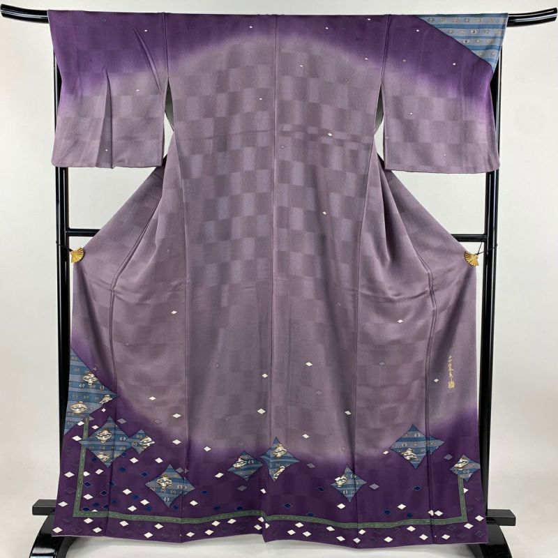 ◆美品◆綺麗な無地色着物◆正絹のような高級化繊◆裄67.5丈164.5 楽天市場】 仕立て上がり品 > 着物 > 色無地 : リサイクル着物