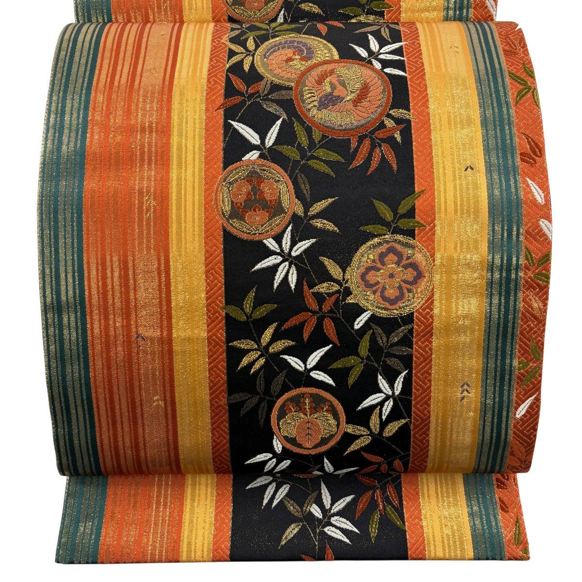 512my146▲七宝 鳳凰 金糸 七宝繋ぎ フォーマル 袋帯▲美品 m37717355302_1.jpg?1766379526