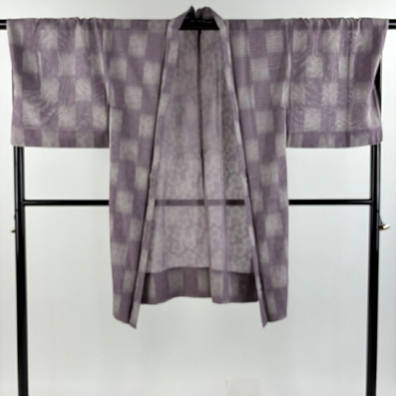 長襦袢　正絹　紫　美品　身丈134ｃｍ　裄70ｃｍ　ロング　未使用 長襦袢 正絹 紫 美品 身丈134cm 裄70cm ロング 未
