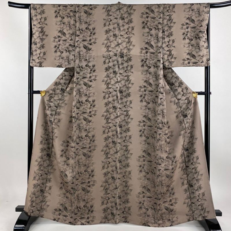 【限定価格！】新品未使用 　正絹　❀花蝶柄❀　長襦袢 振袖 身丈169cm 裄丈67cm M 袷 蝶 辻が花柄 金銀彩 ぼかし 赤
