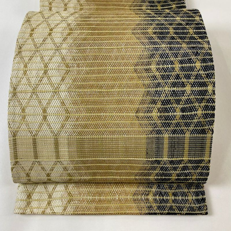 正絹　六通袋帯【扇祝群鶴絵図　花々】No2673 楽天市場】袋帯 単品 正絹 六通柄 未使用 仕立て付き フォーマル