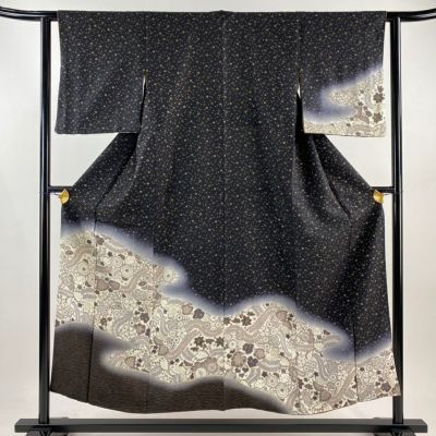 ⭐️期間限定 特別お値下げ中【新品】道中着 単衣 シースルー 正絹 黒 細かい縦縞 楽天市場】【新古品】 千總 道中着 コート 正絹 絹 黒 流水