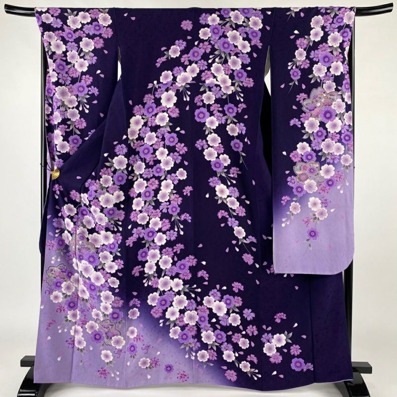 振袖/鼓草花金彩染め分け紫中古美品振袖set/身丈167.5裄丈66.5紫成人式 楽天市場】振袖 中古 紫の通販