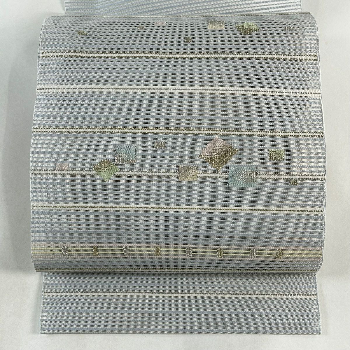 名古屋帯 秀品 松葉仕立て 八寸名古屋帯 縦縞 焦茶色 正絹|中古 名古屋帯 秀品 松葉仕立て 八寸名古屋帯 縦縞 焦茶色 正絹|中古