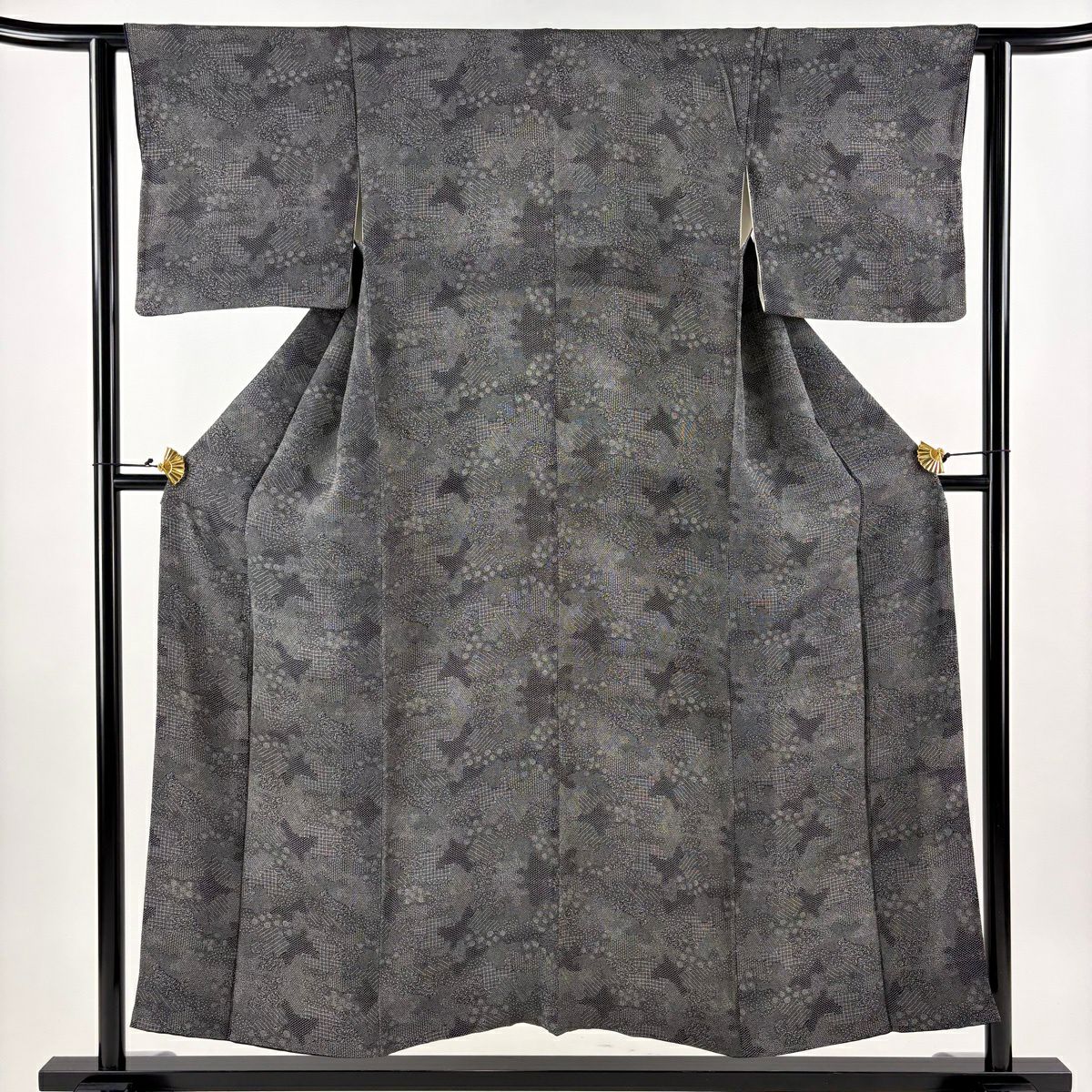 k198 江戸小紋 正絹 4点 フルセット 身丈155裄丈63 新品美品 江戸小紋 身丈164.5cm 江戸小紋 美品 秀品 154cm 61cm 正絹 裄丈