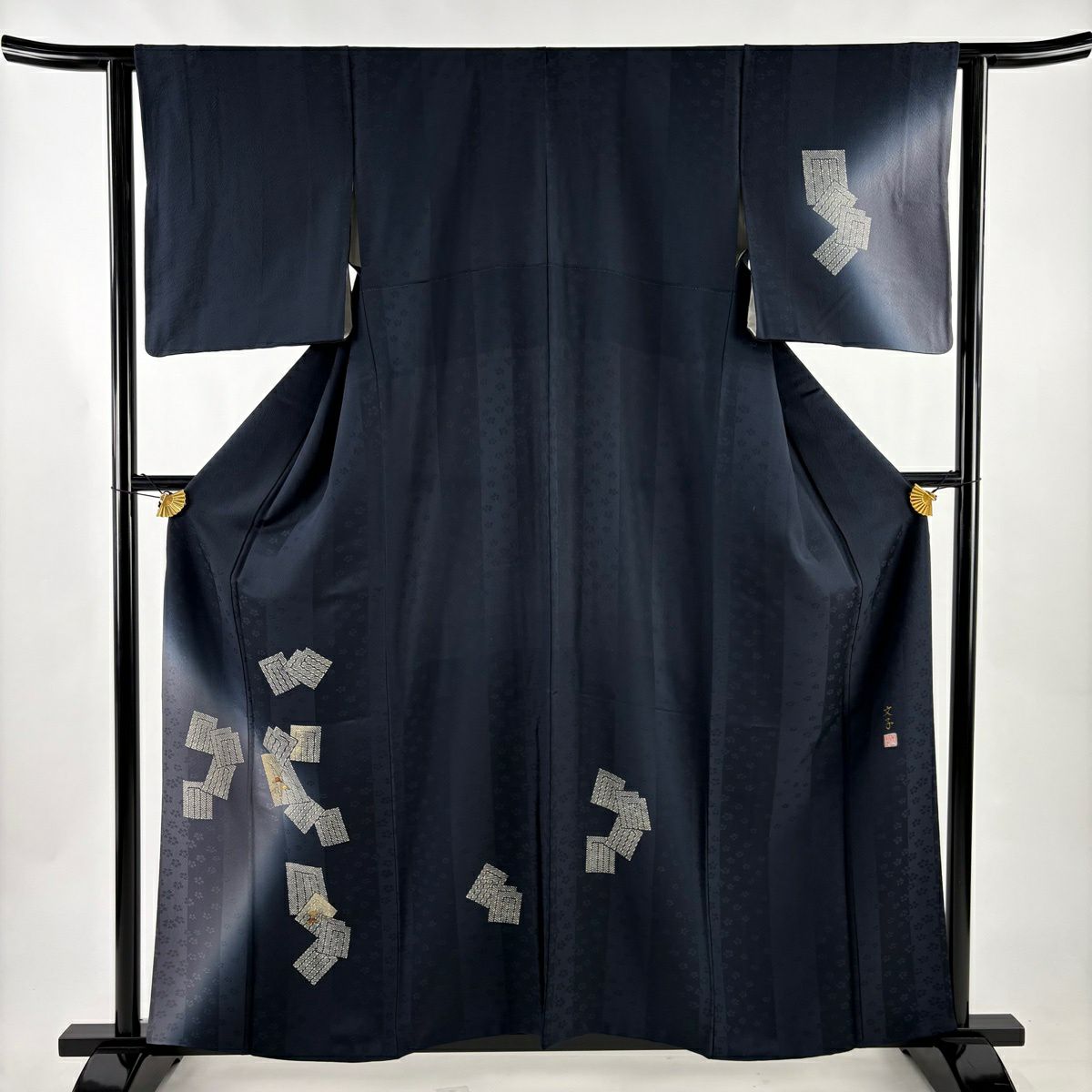 訪問着⭐︎袷　正絹　源氏香⭐︎肩身丈161 訪問着⭐︎袷 正絹 源氏香⭐︎肩身丈161