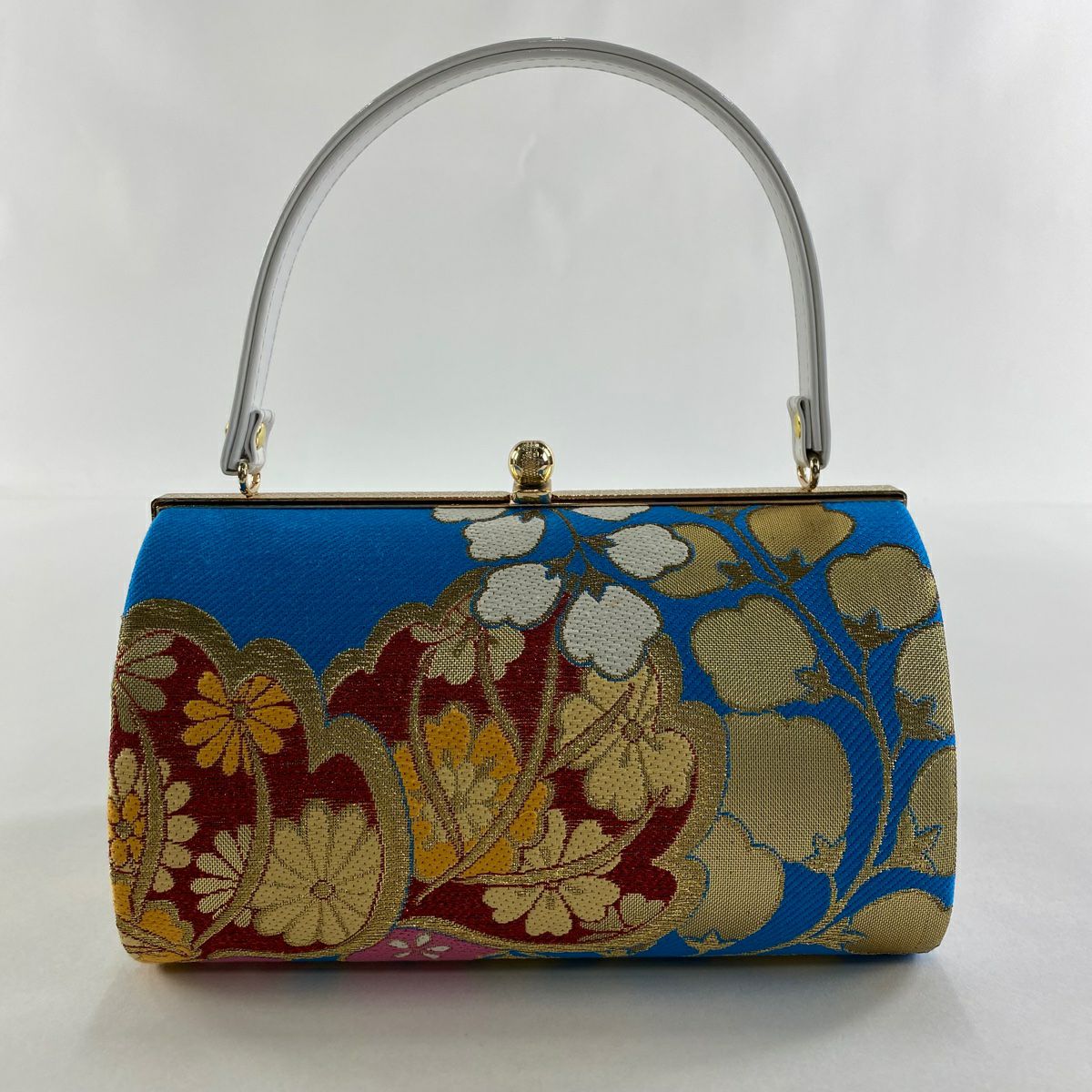 和装バッグ 優品 ビーズバッグ フォーマル 草花 黒 ビーズ 和装小物