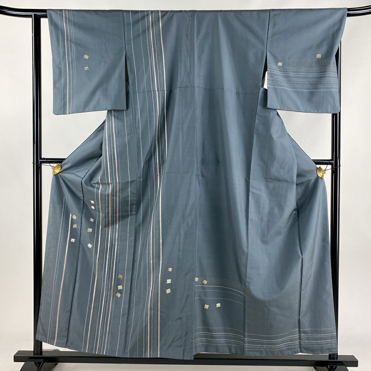 付下げ　襦袢付　正絹　灰みかかった青緑色　159cm 楽天市場】【クーポン利用で最大20％OFF！】長襦袢 洗える 夏用