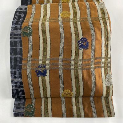 金糸刺繍 袋帯 専用箱付き