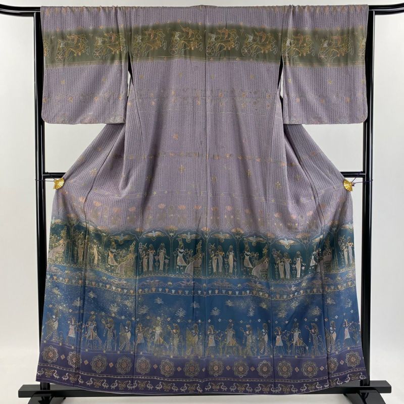 ≪美品≫正絹　振袖のみ【539】【155cm~165cmの方用】 振袖 名品 165.5cm 67.5cm 正絹
