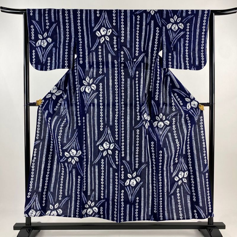 新品未使用！雪花絞り浴衣 身丈161 裄68 楽天市場】雪花絞り（身長（cm）150 ～ 155）（浴衣｜和服