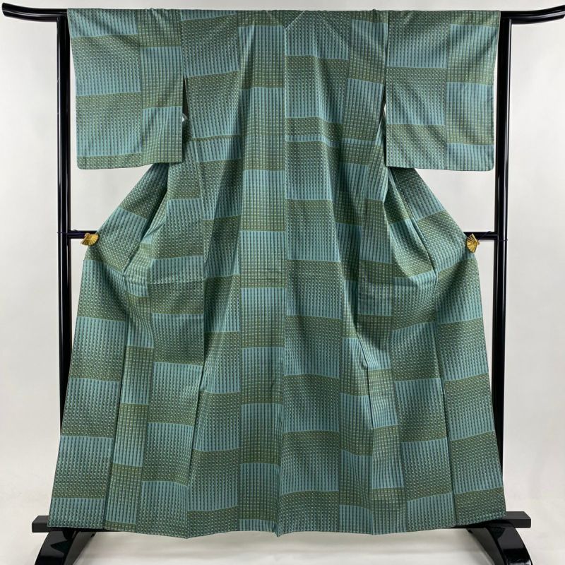 珍品！未使用品 美品 色留袖 本場大島紬 刺繍証紙付身丈168cm 裄