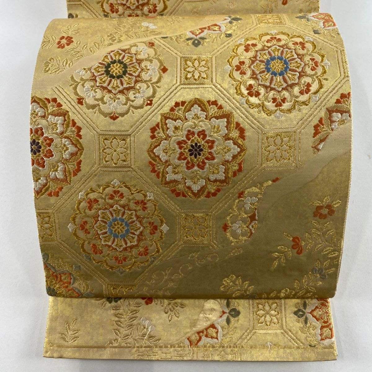 名古屋帯　黒豹　金糸　正絹　山口華楊 名古屋帯 黒豹 金糸 正絹 山口華楊 - メルカリ
