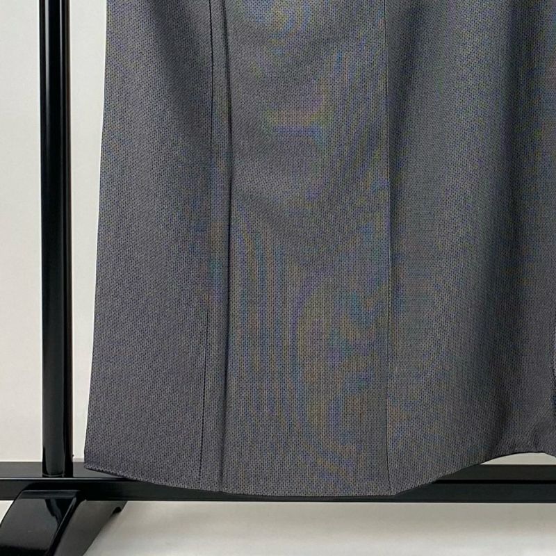 小紋 身丈156cm 裄丈63.5cm S 袷 川村久太郎 落款あり 小花 黒灰 小紋 身丈156cm 裄丈63.5cm S 袷 川村久太郎 落款あり 小花 黒灰