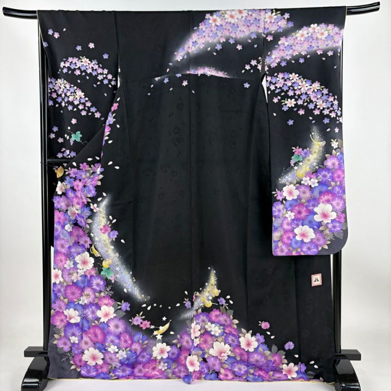 振袖/鼓草花金彩染め分け紫中古美品振袖set/身丈167.5裄丈66.5紫成人式 楽天市場】振袖 中古 紫の通販