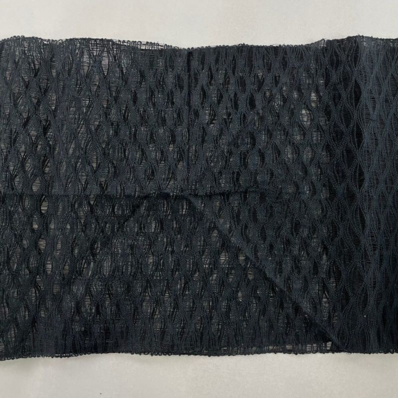 名古屋帯 秀品 夏帯 霞 よろけ縞 金銀糸 黒 正絹｜中古・古着