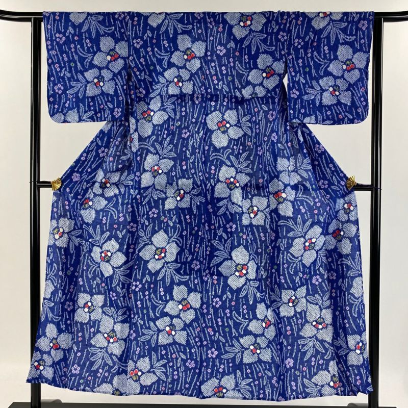 新品未使用！雪花絞り浴衣 身丈161 裄68 11-0215a1.jpg