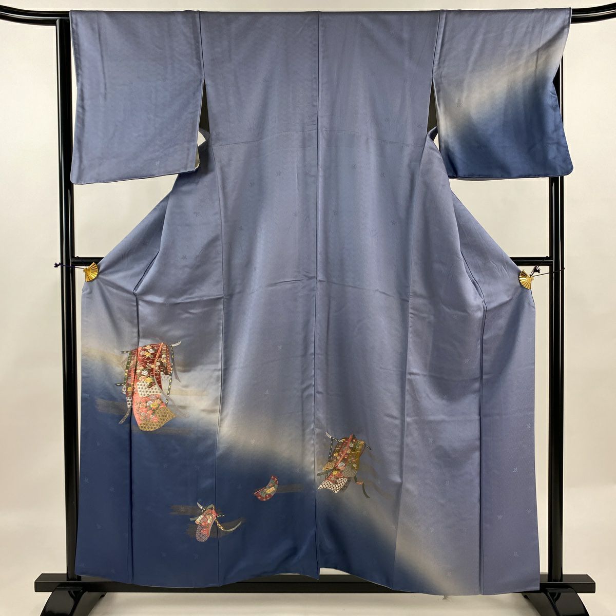 中古】 付下げ 付け下げ レディース 正絹 クリーム 身丈160cm 裄