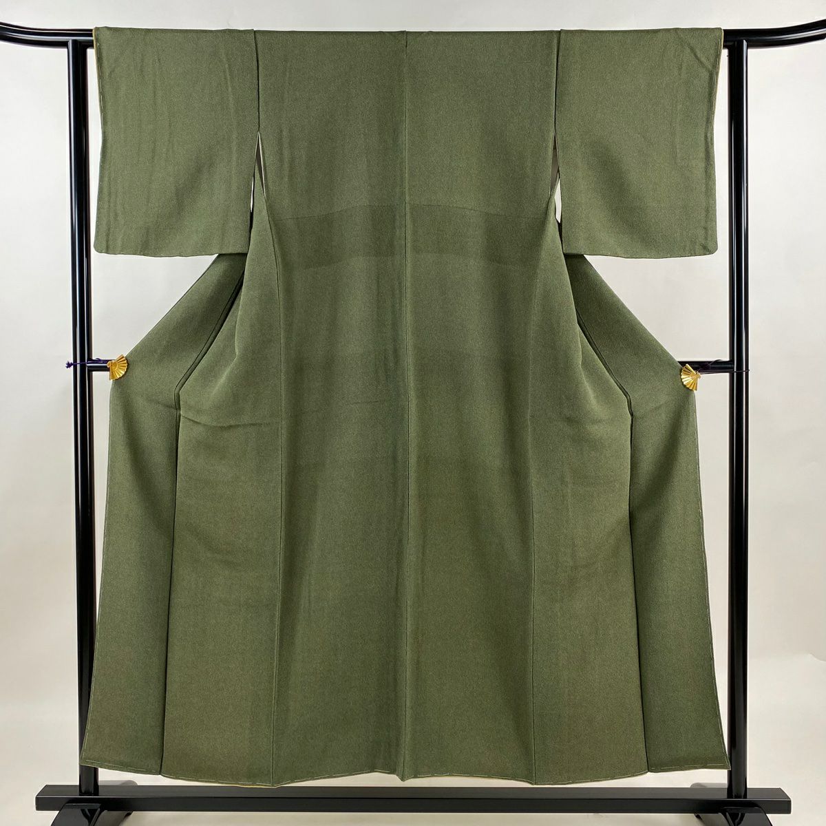 紬 着物 中古 正絹 袷 落款 身丈160.5cm M A1048-14（紬 | 中古