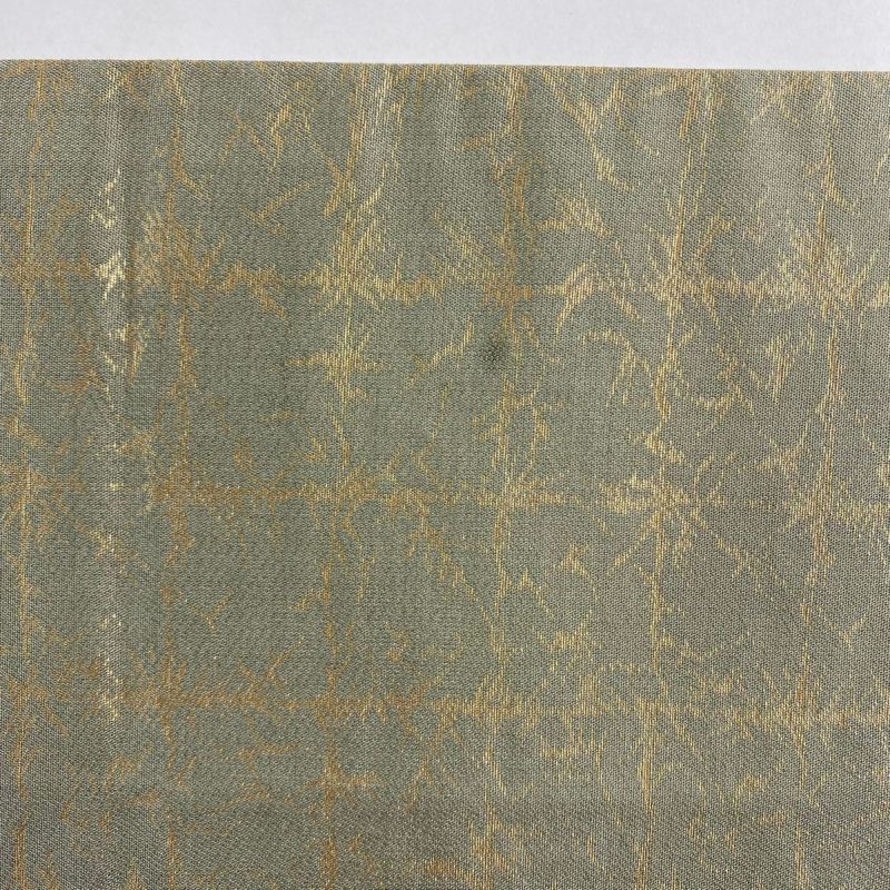 袋帯 美品 秀品 辻が花 銀糸 箔 緑 お太鼓柄 正絹|中古・古着 袋帯 美品 秀品 辻が花 銀糸 箔 緑 お太鼓柄 正絹|中古・古着