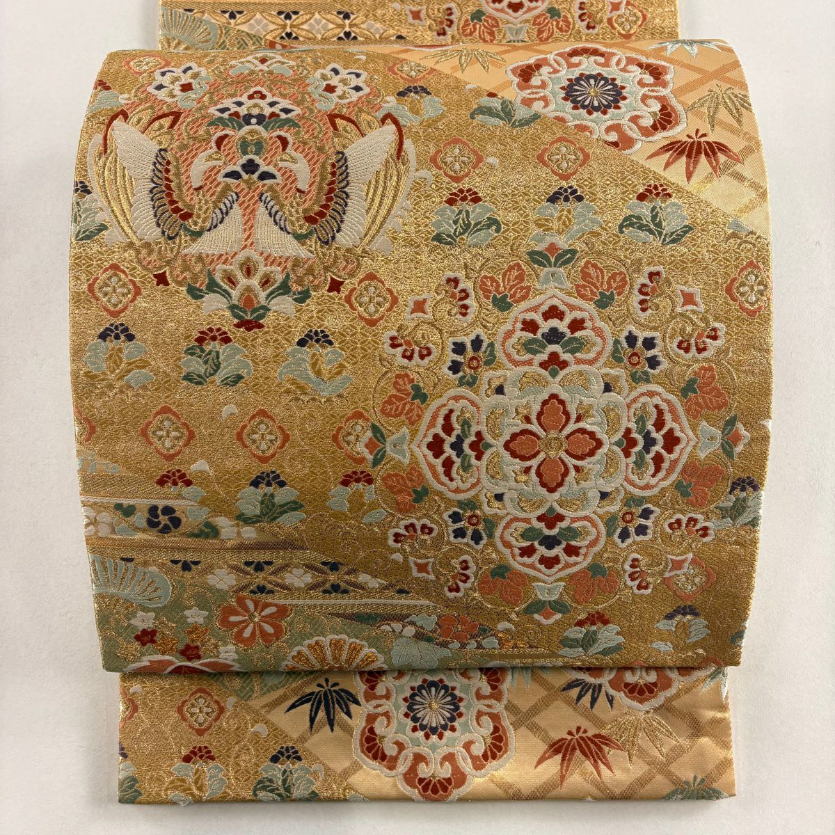 玉虫色風　正絹　絹　袋帯　美品　変色柄　美品　六通 玉虫色風 正絹 絹 袋帯 美品 変色柄 美品 六通 玉虫色風 正絹