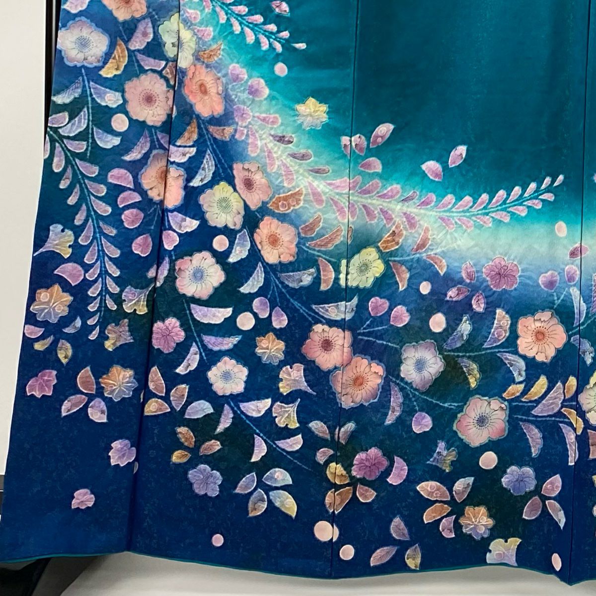 お仕立て上がり】着物 正絹胴裏 新品 仕立済 綸子 訪問着 Mサイズ 潔く 