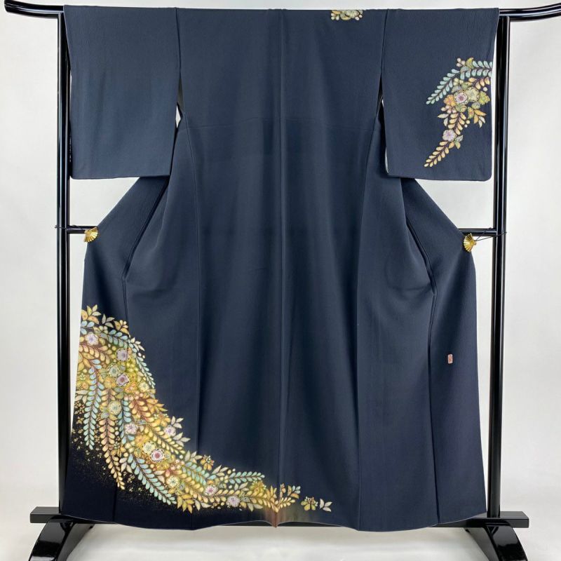 付下げ 身丈158.5cm 裄丈64.5cm M 袷 翠山工房 やまと 落款あり