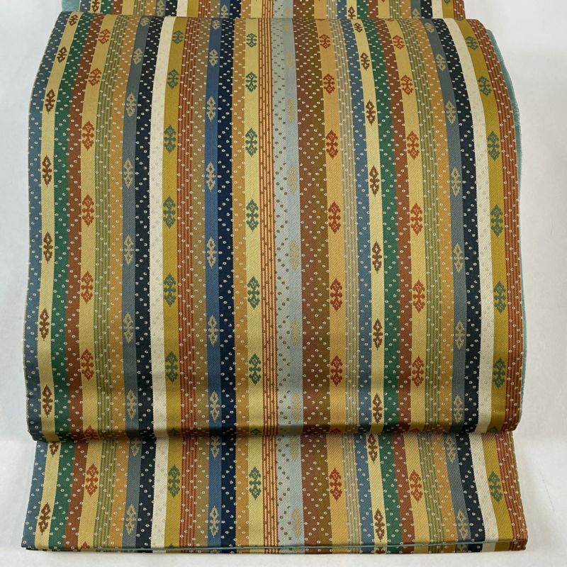楽天市場】［ 正絹 ］京袋帯 シカ 刺繍（ オフシロ/3TKO-4