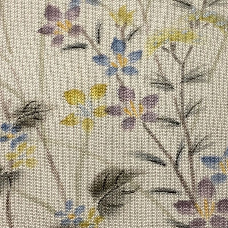 袋帯 秀品 夏帯 絽 草花 秋草 銀彩 薄紫 お太鼓柄 正絹|中古 袋帯 秀品 夏帯 絽 草花 秋草 銀彩 薄紫 お太鼓柄 正絹|中古
