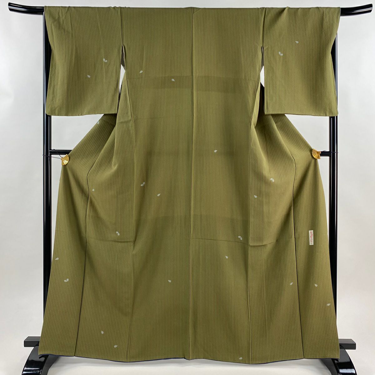 付下げ 身丈157.5cm 裄丈63.5cm S 袷 辻村ジュサブロー 落款あり 幾何