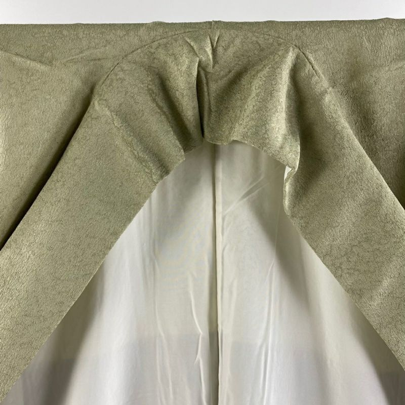 色留袖 身丈163cm 裄丈63.5cm S 袷 千總 落款あり 松竹梅 金糸