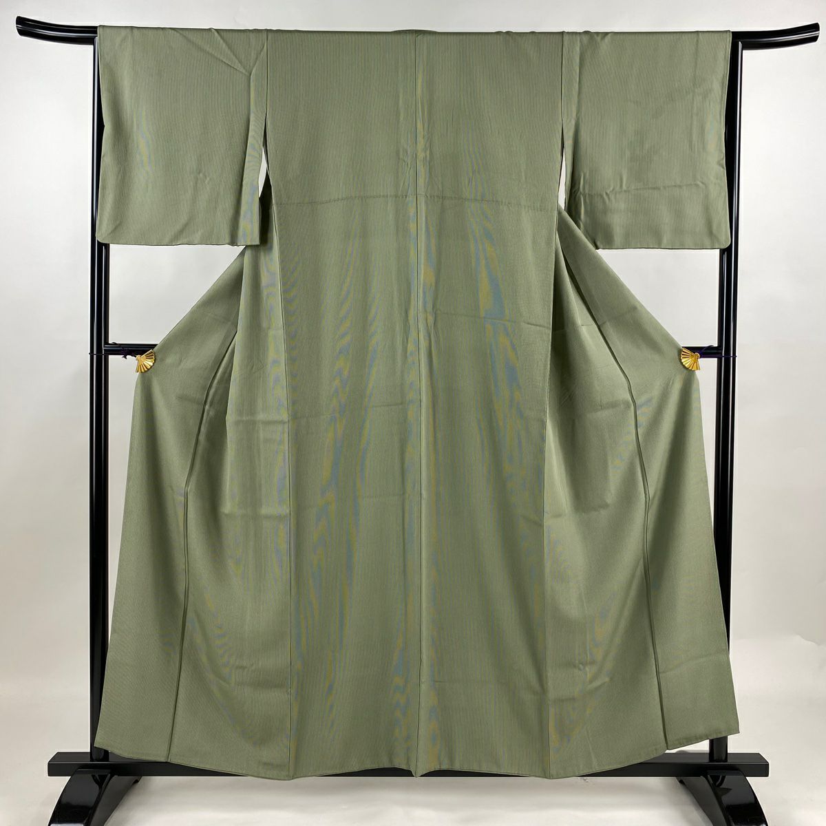 小紋 名品 158cm 63.5cm 正絹 【】