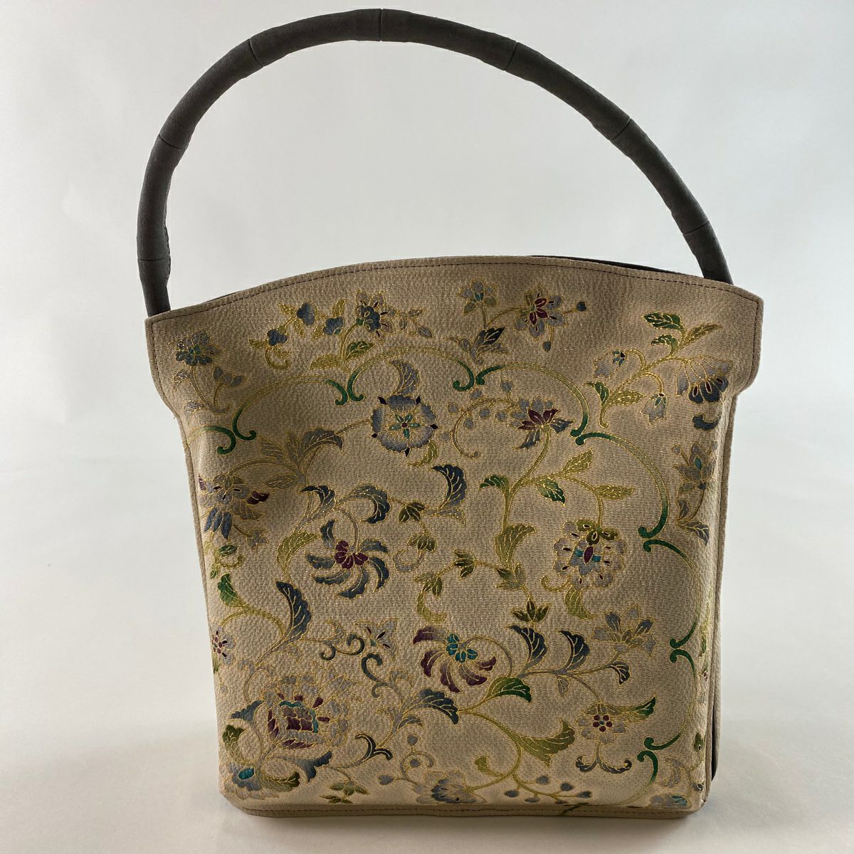 ゆ*け様 美品 OKAJIMA 岡重 ハンドバッグ 和装バッグ 絹100％ トー ゆ*け様 美品 OKAJIMA 岡重 ハンドバッグ 和装バッグ 絹100％ トー OKAJIMA