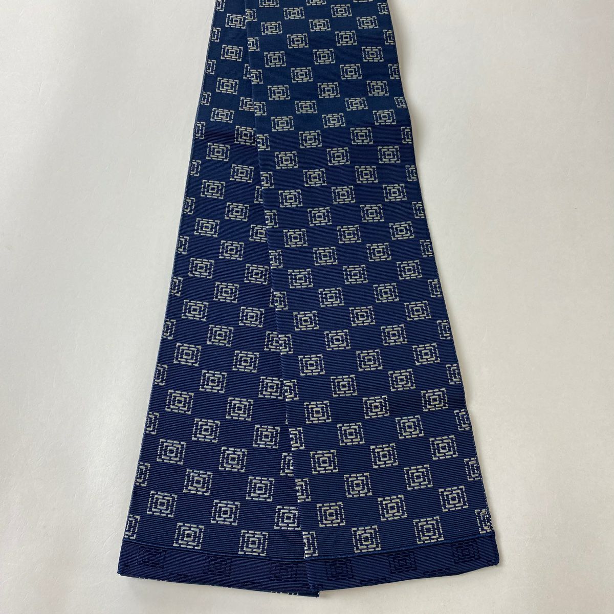 2部式　正絹帯 角帯 美品 秀品 縦縞 灰茶 正絹｜中古・古着・リサイクル着物