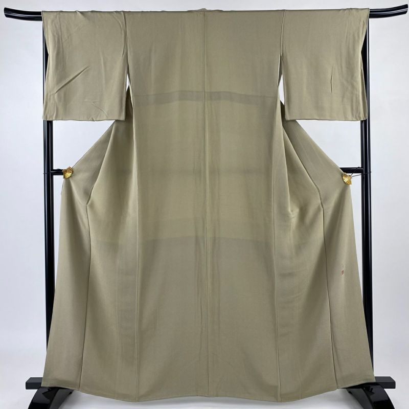 ★専用★未使用品 色無地 縮緬地 薄いアイスグレー 身丈156cm 袷 正絹 ☆専用☆未使用品 色無地 縮緬地 薄いアイスグレー 身丈156cm 袷