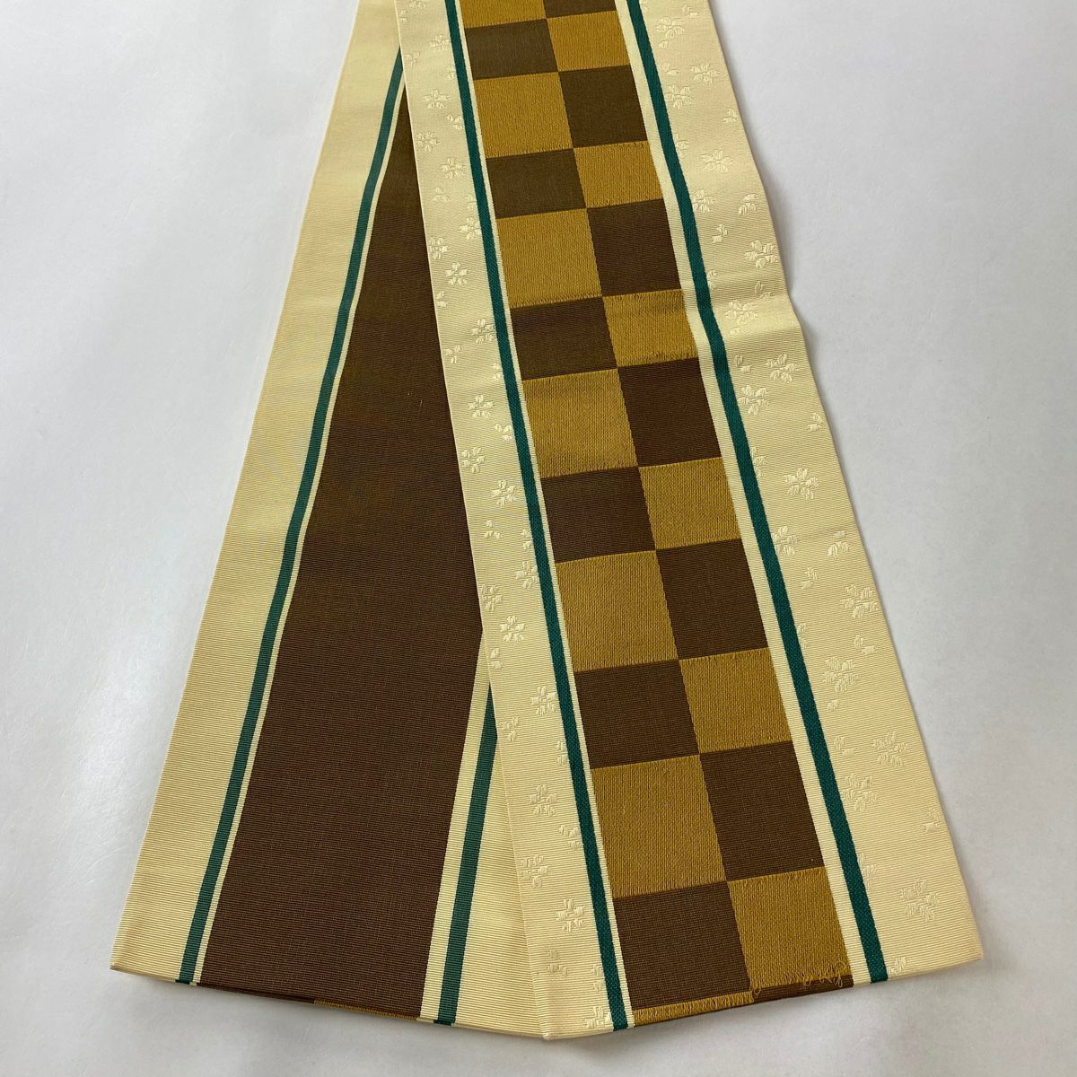 専用です お仕立て上がり名古屋帯 新品未使用品 正絹 西陣織 No.319 お