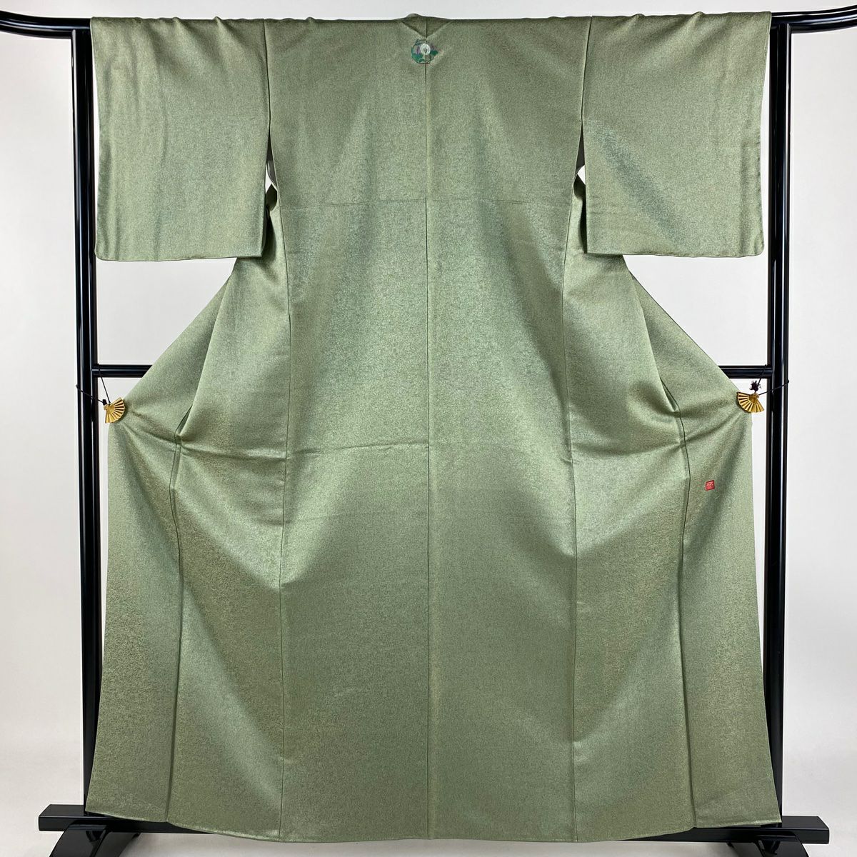 正絹 袷 付け下げ訪問着 竹 身丈(肩から)152㎝ サイズ小さめ 縫い込み 正絹 袷 付け下げ訪問着 竹 身丈(肩から)152㎝ サイズ小さめ 縫い込み