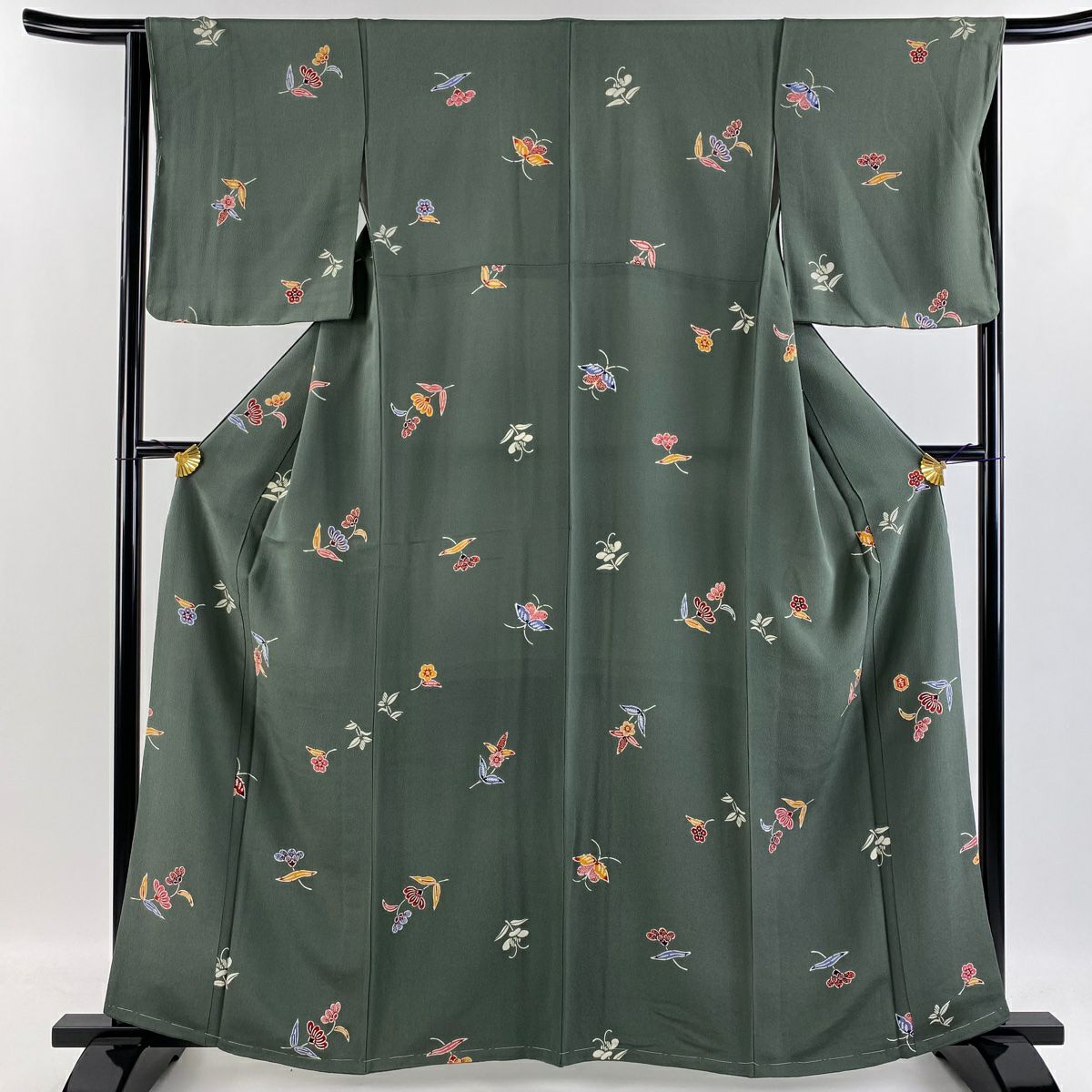 小紋 身丈154cm 裄丈66.5cm 正絹 逸品