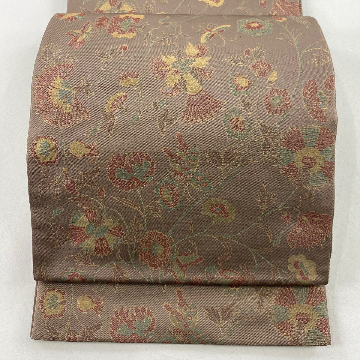 c-968 袋帯 全通 更紗 レディース